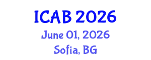 International Conference on Agriculture and Biotechnology (ICAB) June 01, 2026 - Sofia, Bulgaria