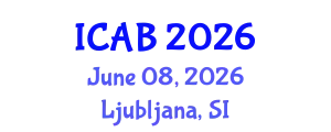 International Conference on Agriculture and Biotechnology (ICAB) June 08, 2026 - Ljubljana, Slovenia