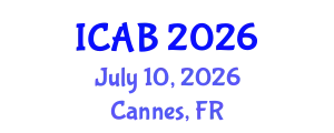 International Conference on Agriculture and Biotechnology (ICAB) July 10, 2026 - Cannes, France