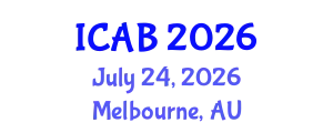 International Conference on Agriculture and Biotechnology (ICAB) July 24, 2026 - Melbourne, Australia