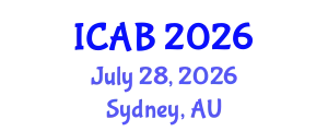 International Conference on Agriculture and Biotechnology (ICAB) July 28, 2026 - Sydney, Australia