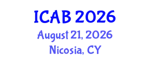 International Conference on Agriculture and Biotechnology (ICAB) August 21, 2026 - Nicosia, Cyprus