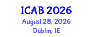 International Conference on Agriculture and Biotechnology (ICAB) August 28, 2026 - Dublin, Ireland