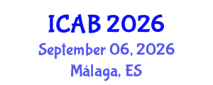 International Conference on Agriculture and Biotechnology (ICAB) September 06, 2026 - Málaga, Spain