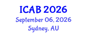 International Conference on Agriculture and Biotechnology (ICAB) September 06, 2026 - Sydney, Australia