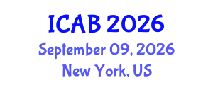 International Conference on Agriculture and Biotechnology (ICAB) September 09, 2026 - New York, United States