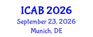 International Conference on Agriculture and Biotechnology (ICAB) September 23, 2026 - Munich, Germany