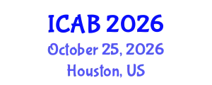 International Conference on Agriculture and Biotechnology (ICAB) October 25, 2026 - Houston, United States