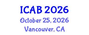 International Conference on Agriculture and Biotechnology (ICAB) October 25, 2026 - Vancouver, Canada
