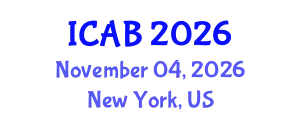 International Conference on Agriculture and Biotechnology (ICAB) November 04, 2026 - New York, United States
