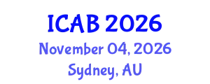 International Conference on Agriculture and Biotechnology (ICAB) November 04, 2026 - Sydney, Australia
