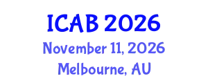 International Conference on Agriculture and Biotechnology (ICAB) November 11, 2026 - Melbourne, Australia
