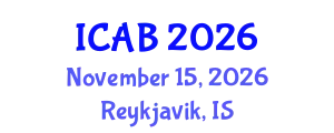 International Conference on Agriculture and Biotechnology (ICAB) November 15, 2026 - Reykjavik, Iceland