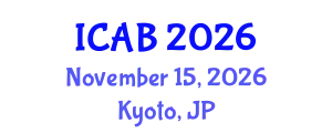 International Conference on Agriculture and Biotechnology (ICAB) November 15, 2026 - Kyoto, Japan