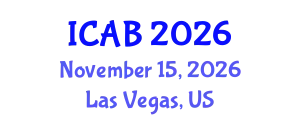 International Conference on Agriculture and Biotechnology (ICAB) November 15, 2026 - Las Vegas, United States