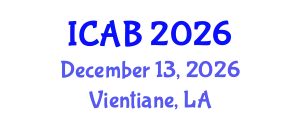 International Conference on Agriculture and Biotechnology (ICAB) December 13, 2026 - Vientiane, Laos