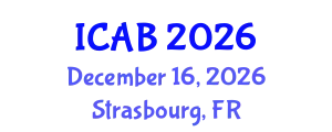 International Conference on Agriculture and Biotechnology (ICAB) December 16, 2026 - Strasbourg, France