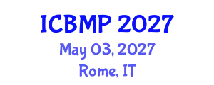 International Conference on Biophysics and Medical Physics (ICBMP) May 03, 2027 - Rome, Italy