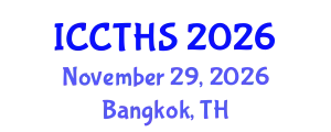 International Conference on Counter Terrorism and Human Security (ICCTHS) November 29, 2026 - Bangkok, Thailand
