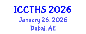International Conference on Counter Terrorism and Human Security (ICCTHS) January 26, 2026 - Dubai, United Arab Emirates
