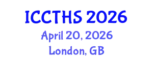 International Conference on Counter Terrorism and Human Security (ICCTHS) April 20, 2026 - London, United Kingdom