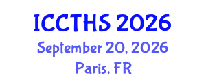 International Conference on Counter Terrorism and Human Security (ICCTHS) September 20, 2026 - Paris, France
