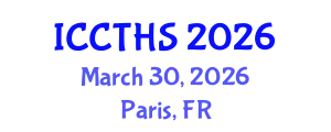International Conference on Counter Terrorism and Human Security (ICCTHS) March 30, 2026 - Paris, France