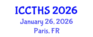 International Conference on Counter Terrorism and Human Security (ICCTHS) January 26, 2026 - Paris, France