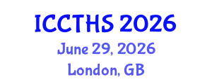 International Conference on Counter Terrorism and Human Security (ICCTHS) June 29, 2026 - London, United Kingdom