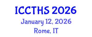 International Conference on Counter Terrorism and Human Security (ICCTHS) January 12, 2026 - Rome, Italy