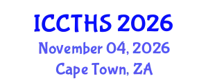 International Conference on Counter Terrorism and Human Security (ICCTHS) November 04, 2026 - Cape Town, South Africa
