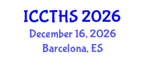 International Conference on Counter Terrorism and Human Security (ICCTHS) December 16, 2026 - Barcelona, Spain