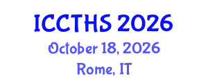 International Conference on Counter Terrorism and Human Security (ICCTHS) October 18, 2026 - Rome, Italy