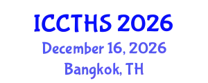 International Conference on Counter Terrorism and Human Security (ICCTHS) December 16, 2026 - Bangkok, Thailand