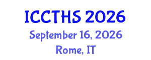 International Conference on Counter Terrorism and Human Security (ICCTHS) September 16, 2026 - Rome, Italy