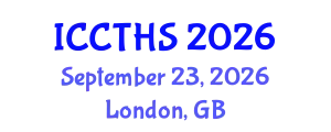 International Conference on Counter Terrorism and Human Security (ICCTHS) September 23, 2026 - London, United Kingdom