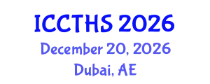 International Conference on Counter Terrorism and Human Security (ICCTHS) December 20, 2026 - Dubai, United Arab Emirates