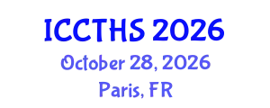 International Conference on Counter Terrorism and Human Security (ICCTHS) October 28, 2026 - Paris, France