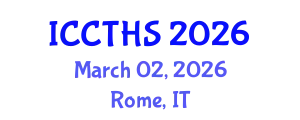 International Conference on Counter Terrorism and Human Security (ICCTHS) March 02, 2026 - Rome, Italy