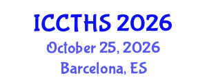 International Conference on Counter Terrorism and Human Security (ICCTHS) October 25, 2026 - Barcelona, Spain