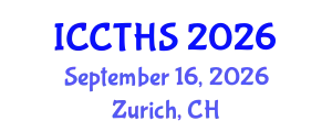 International Conference on Counter Terrorism and Human Security (ICCTHS) September 16, 2026 - Zurich, Switzerland