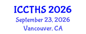 International Conference on Counter Terrorism and Human Security (ICCTHS) September 23, 2026 - Vancouver, Canada
