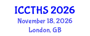 International Conference on Counter Terrorism and Human Security (ICCTHS) November 18, 2026 - London, United Kingdom