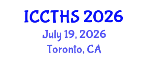 International Conference on Counter Terrorism and Human Security (ICCTHS) July 19, 2026 - Toronto, Canada