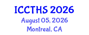 International Conference on Counter Terrorism and Human Security (ICCTHS) August 05, 2026 - Montreal, Canada