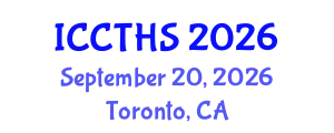 International Conference on Counter Terrorism and Human Security (ICCTHS) September 20, 2026 - Toronto, Canada