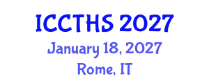 International Conference on Counter Terrorism and Human Security (ICCTHS) January 18, 2027 - Rome, Italy