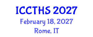International Conference on Counter Terrorism and Human Security (ICCTHS) February 18, 2027 - Rome, Italy