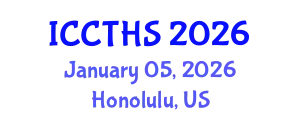 International Conference on Counter Terrorism and Human Security (ICCTHS) January 05, 2026 - Honolulu, United States