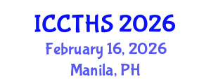 International Conference on Counter Terrorism and Human Security (ICCTHS) February 16, 2026 - Manila, Philippines